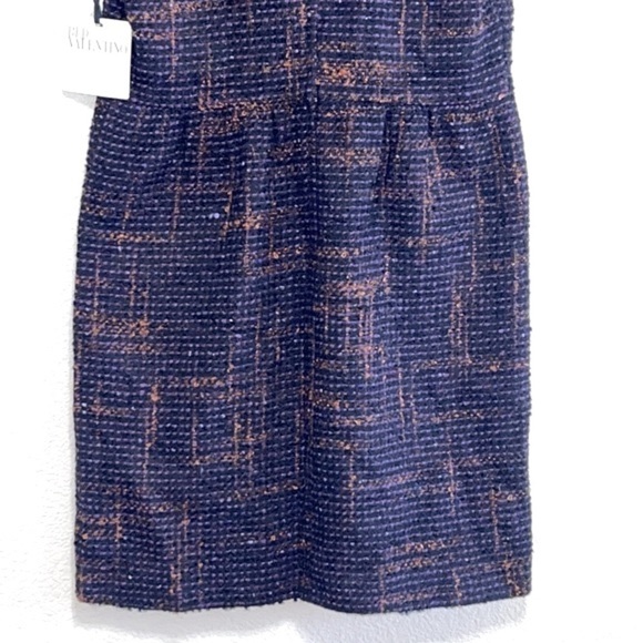 NWT RED Valentino Woman WOOL BLEND Tweed Dress Size 6 - Picture 7 of 16